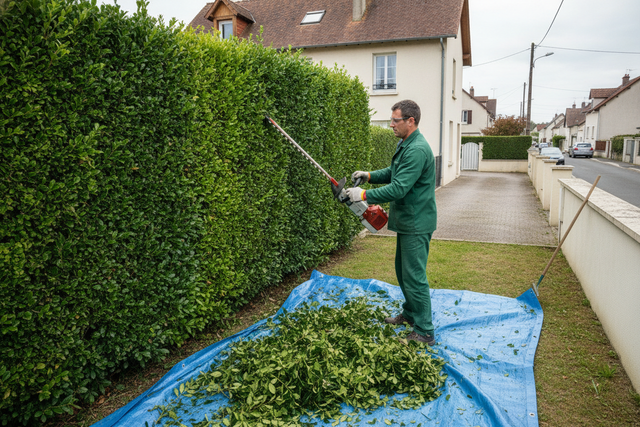 Taille de haies et entretien d'espaces verts à Dijon