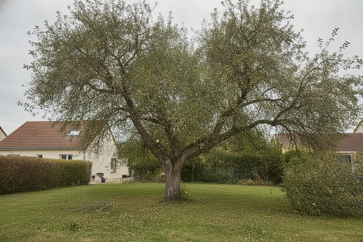 Jardin nettoyé après démontage à Chenôve