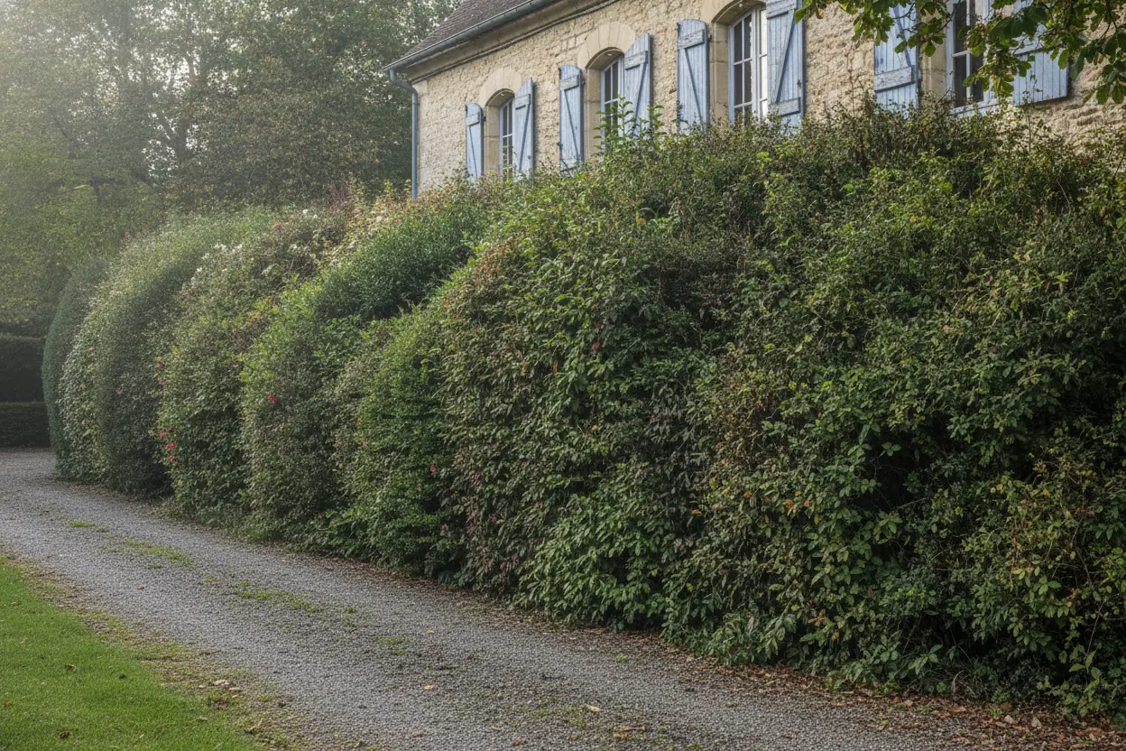 Tilleul trop dense avant élagage à Fontaine-lès-Dijon