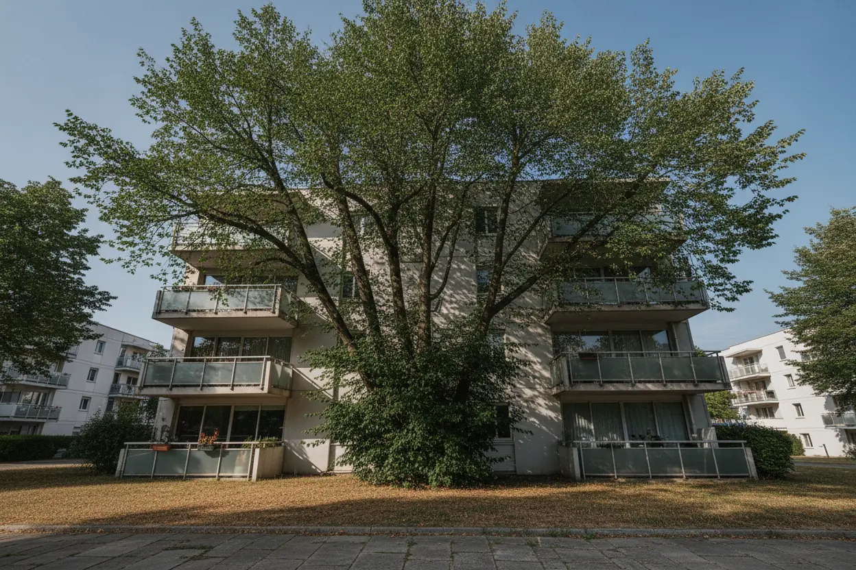 Jardin nettoyé après démontage à Quetigny