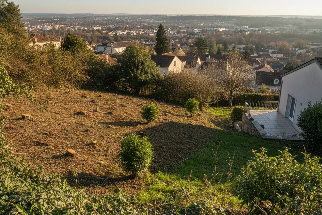 Cèdre allégé à Talant après élagage sécurisé